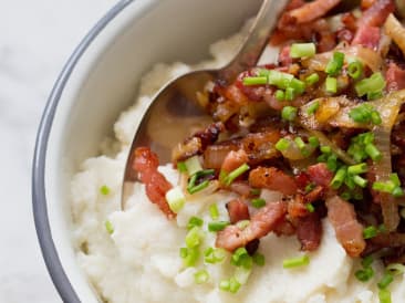 Savory breakfast porridge