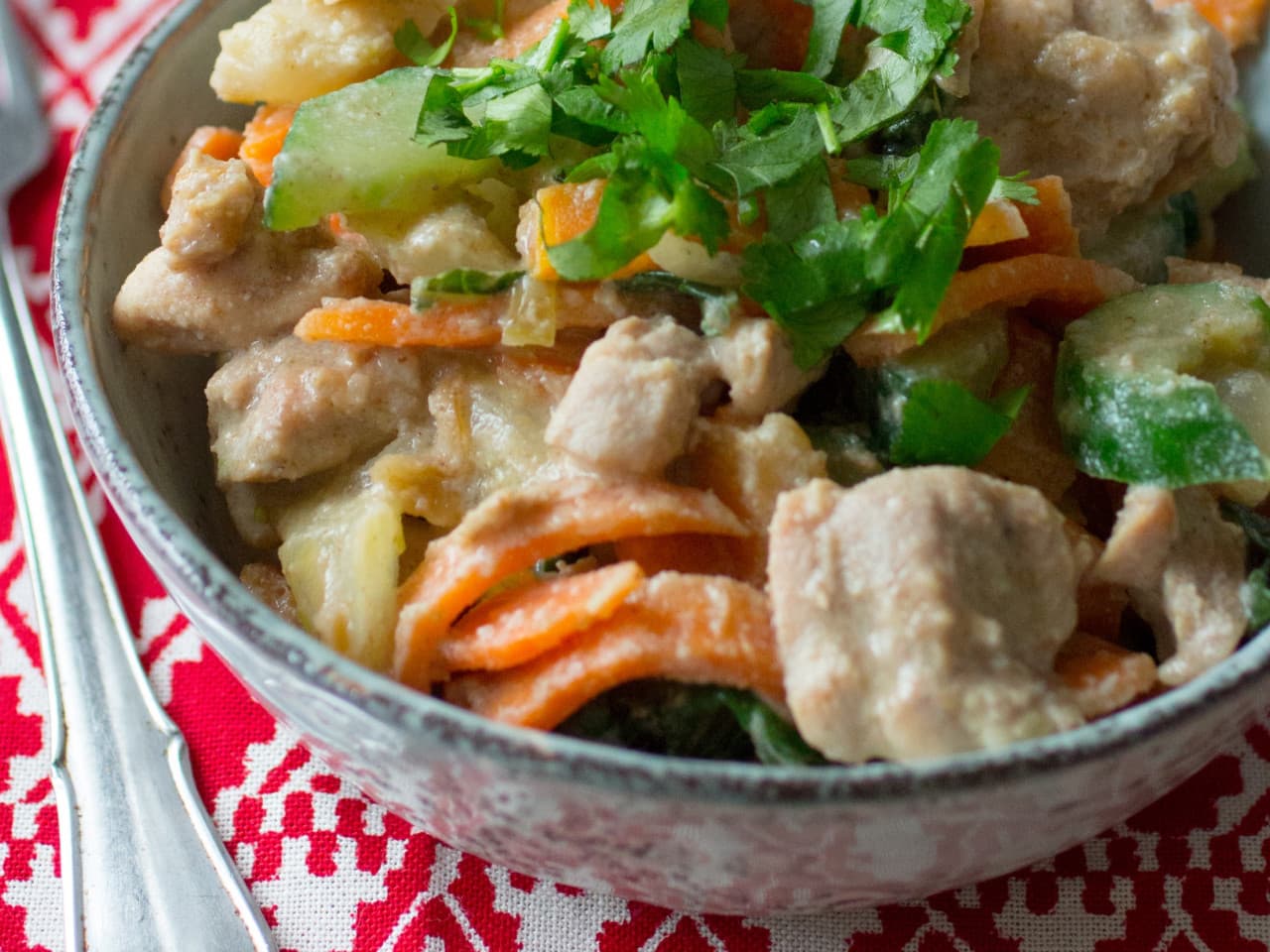 Poulet au curry de Thaïlande