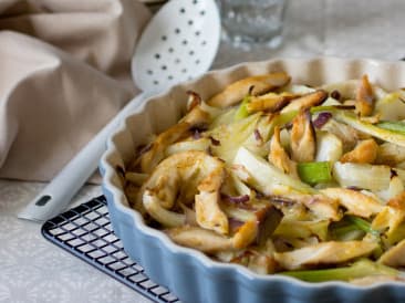 Oven dish with mackerel