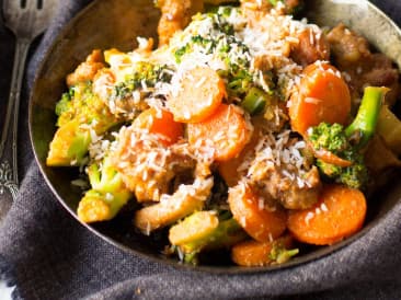 Weiches Hühnercurry