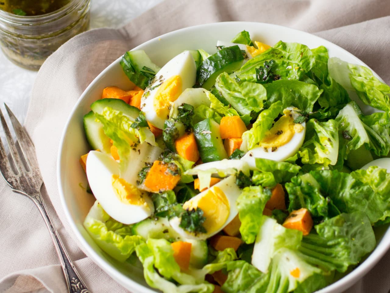 Simpele maaltijdsalade