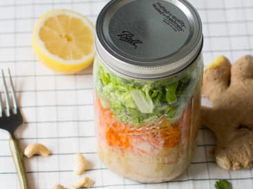 Asian salmon salad