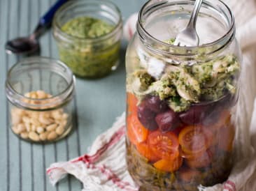 Pesto de poulet à la pâte d'algues