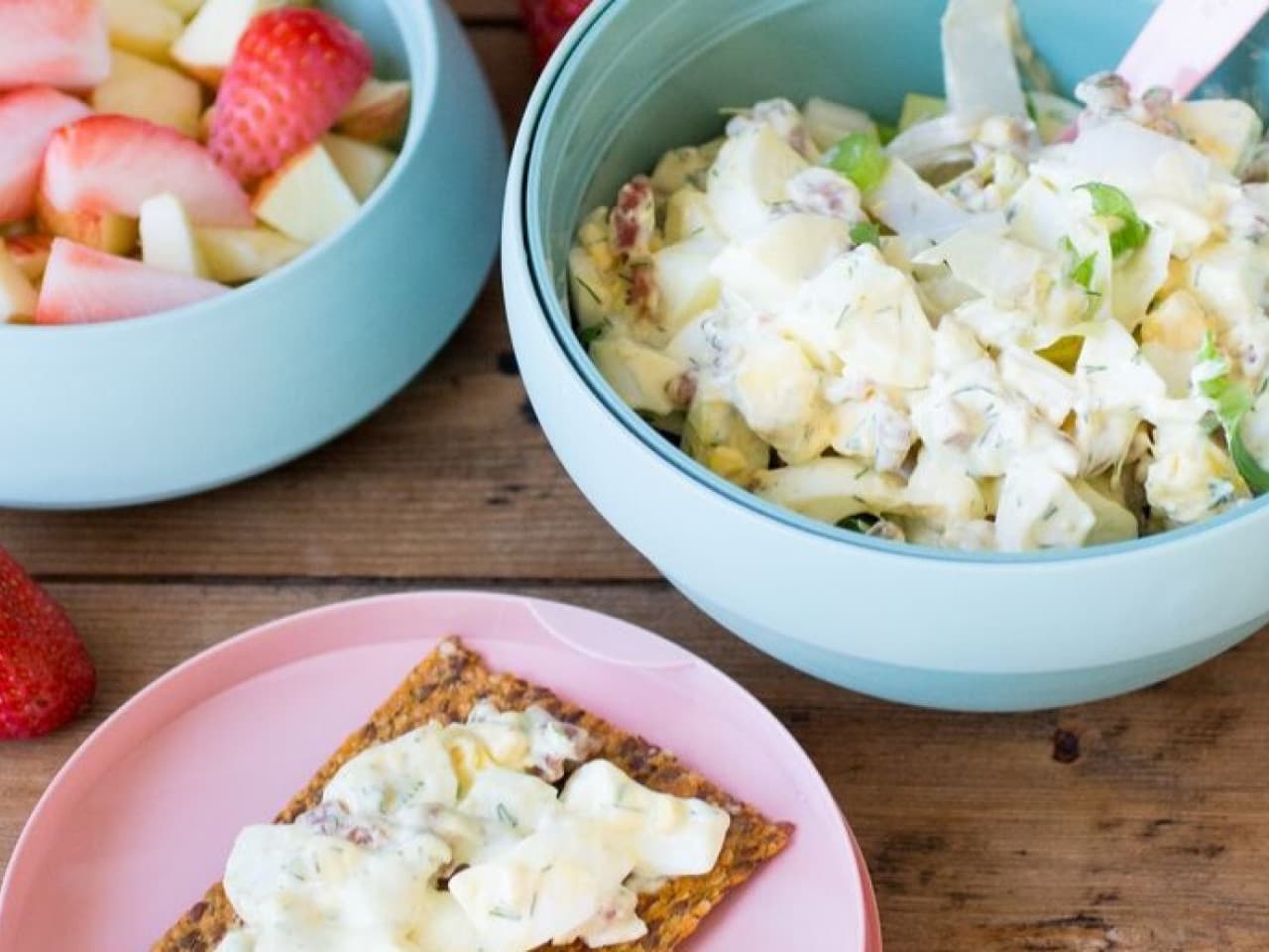 Salade aux œufs de luxe avec WiFi chic