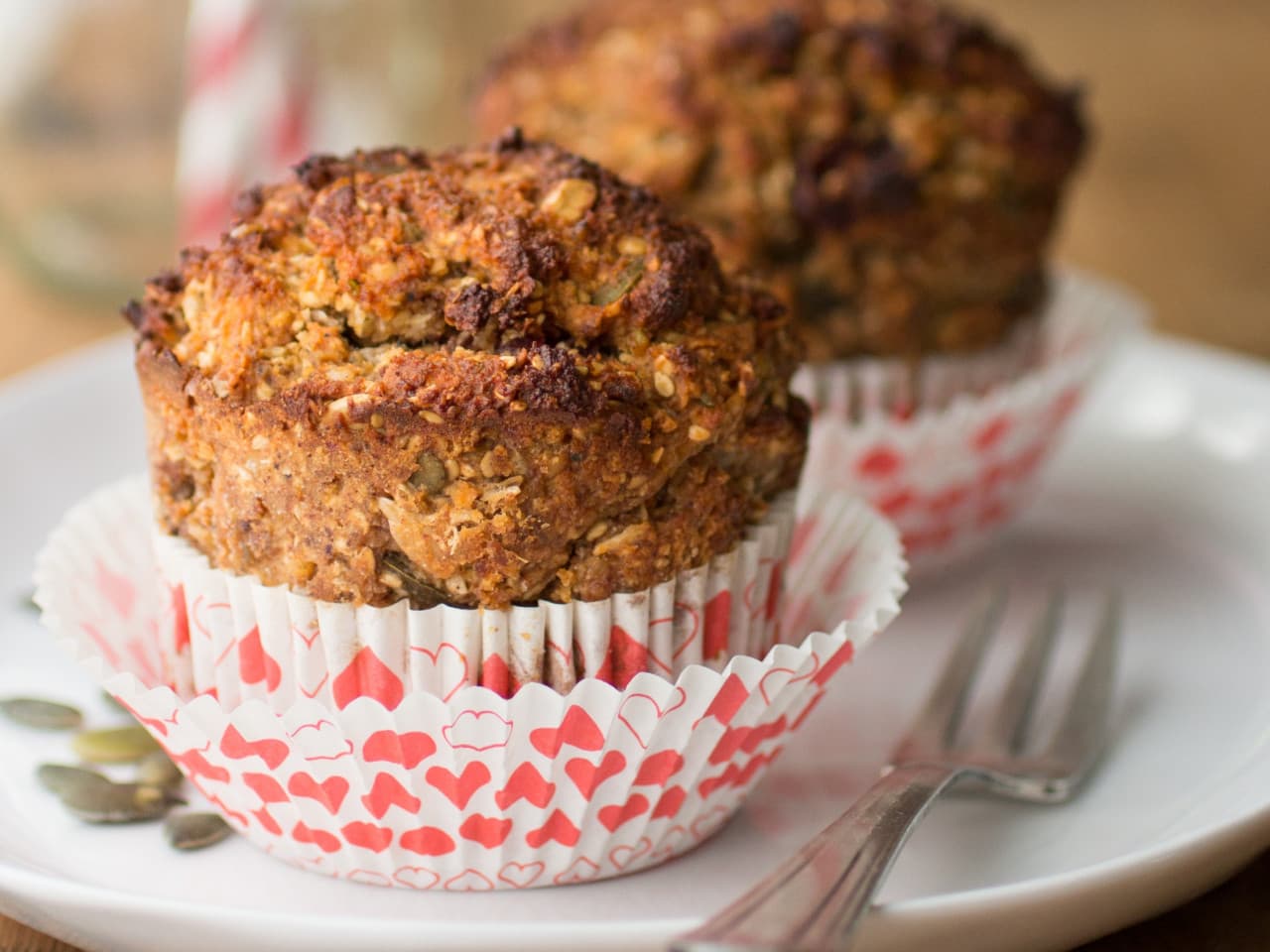 Muffins aux pommes et aux pacanes