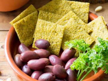 Galletas con hierbas griegas