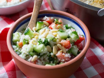 Kruidige couscous salade