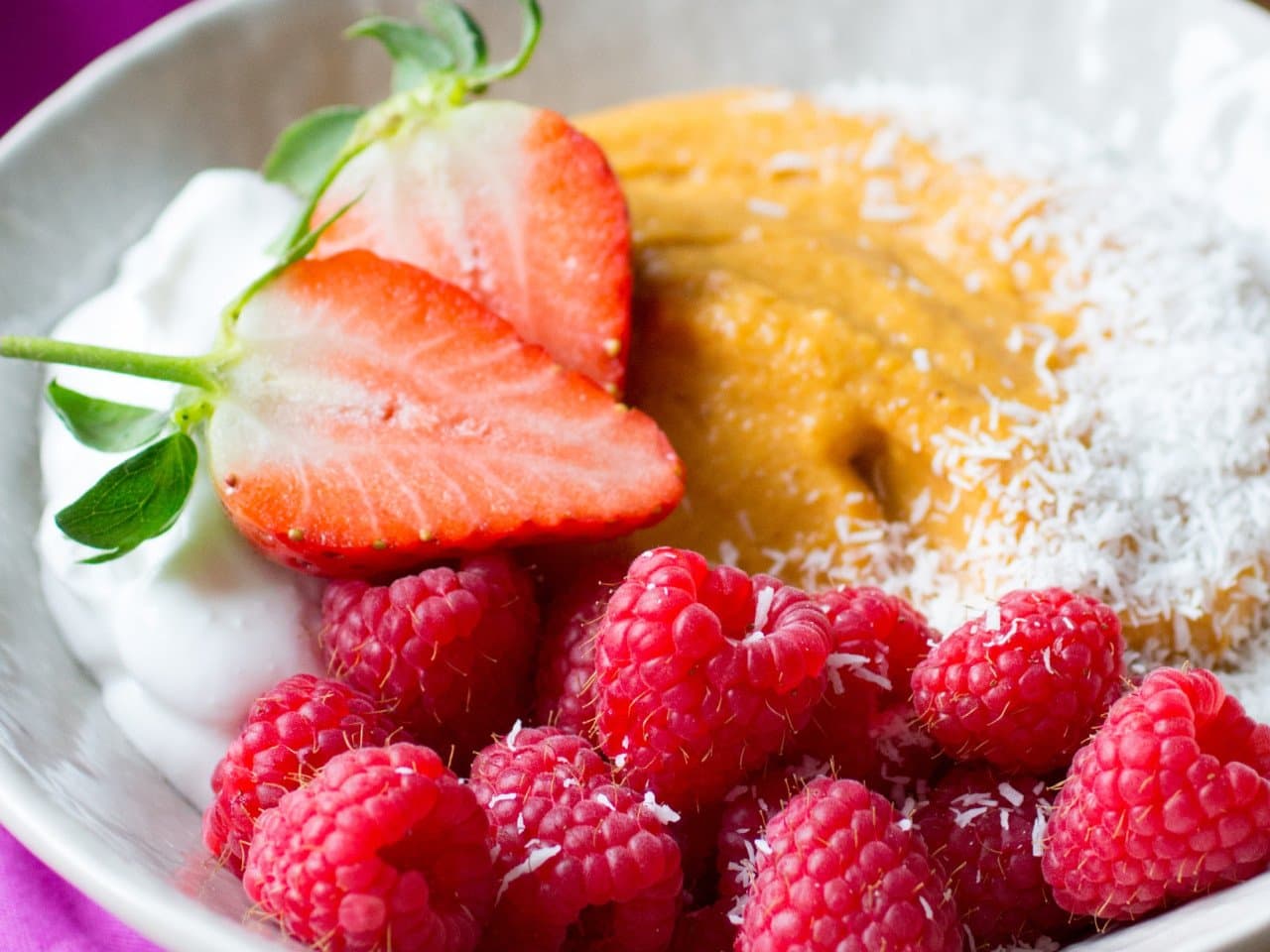 Sweet potato protein bowl