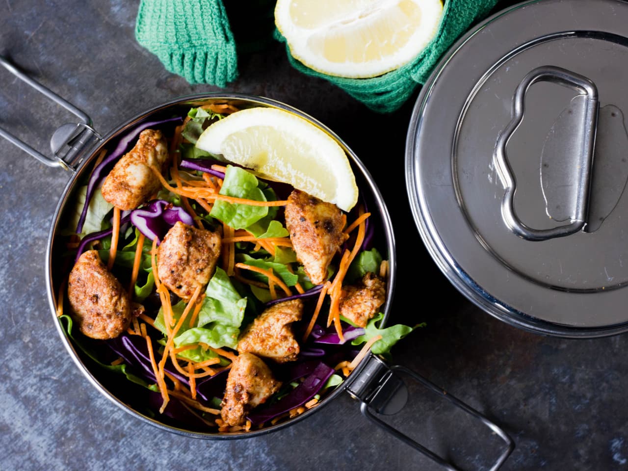 Moroccan chicken salad