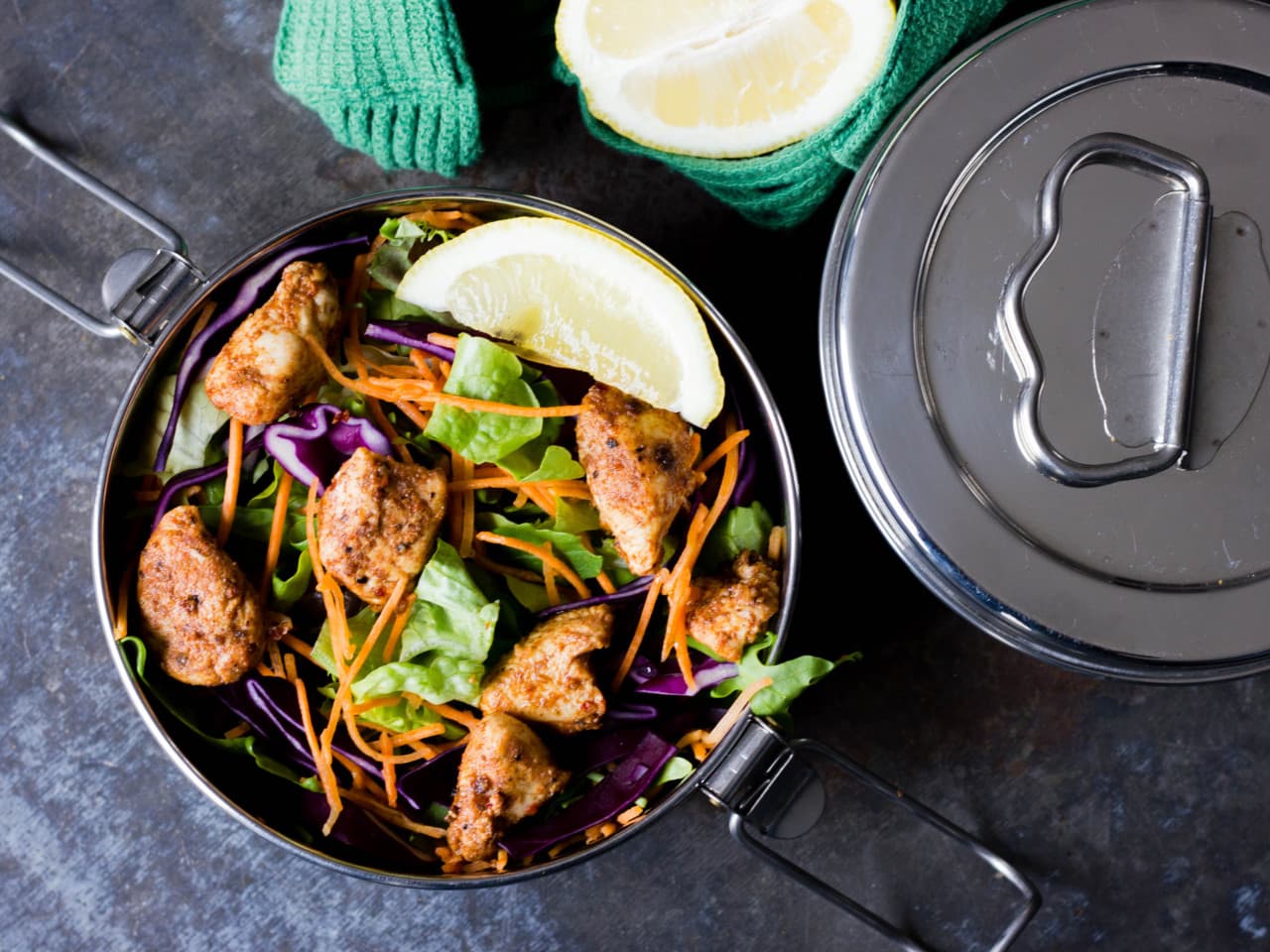 Ensalada de pollo marroquí