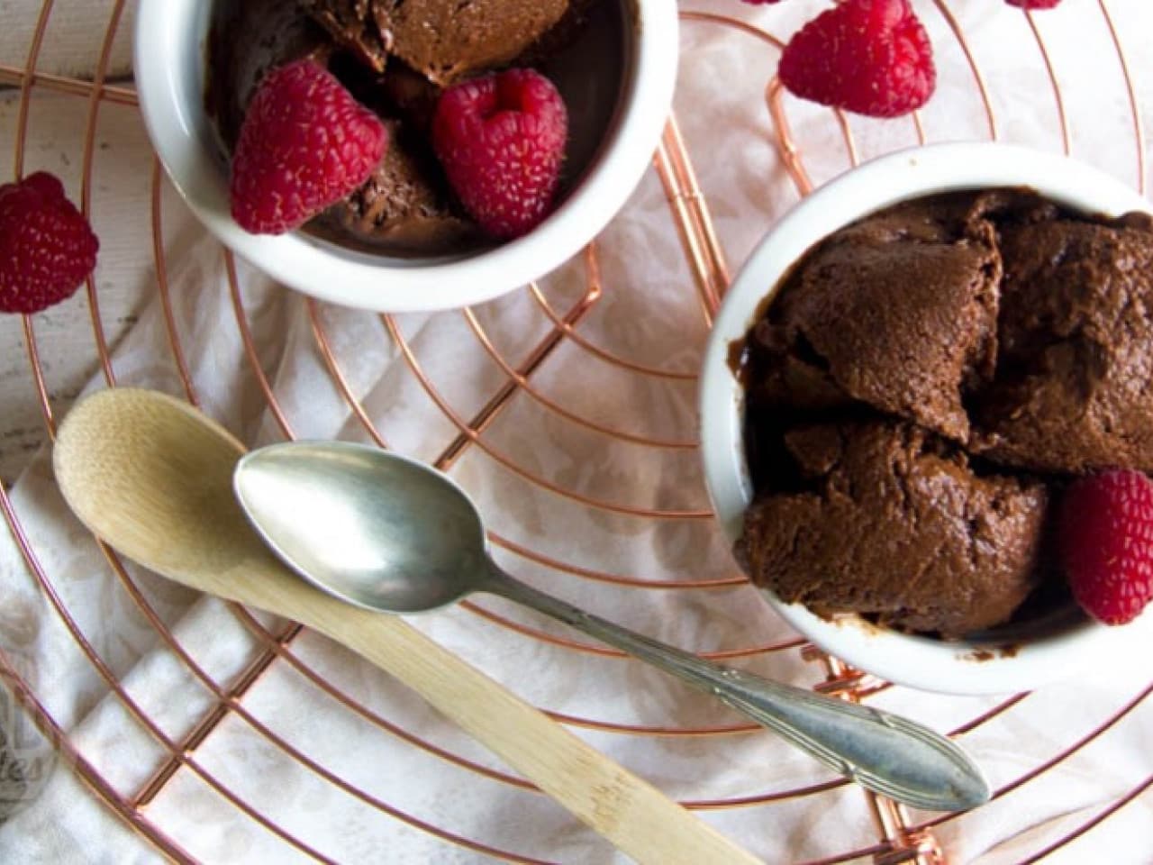 Helado de chocolate vegano