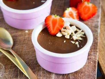 Chocolatechip chocolade mousse