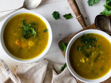 Soupe aux courgettes indiennes