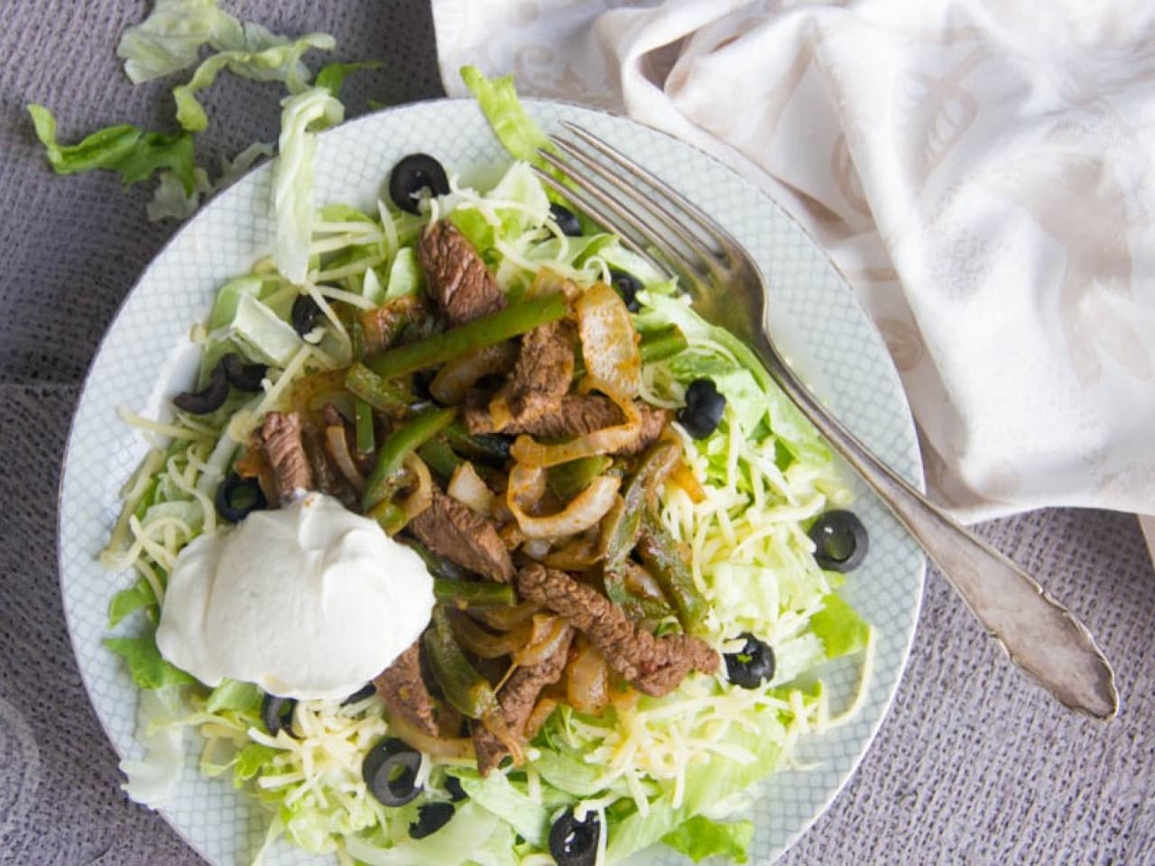 Ensalada de fajita