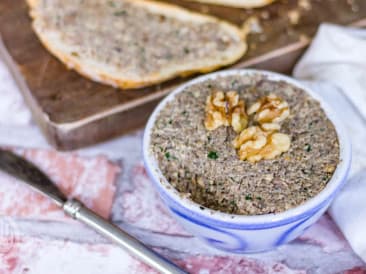 Pâté aux champignons végétalien