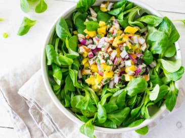 Salade de mangue et poulet