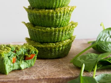 Muffins aux œufs verts