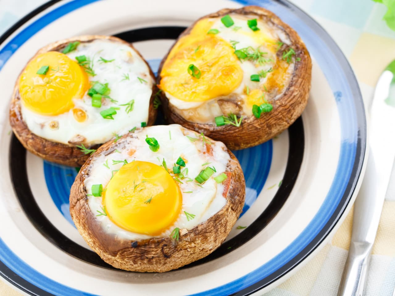 Oeuf à portobello