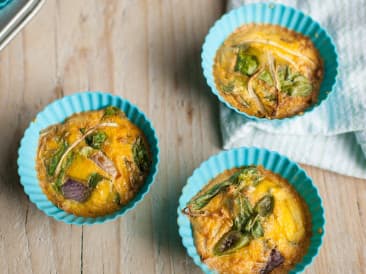 Oriental egg muffins