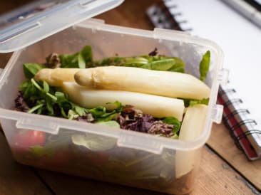 Lente salade met asperges