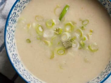 Sopa cremosa de coliflor