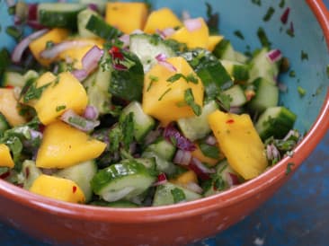 Ensalada de mango y mambo