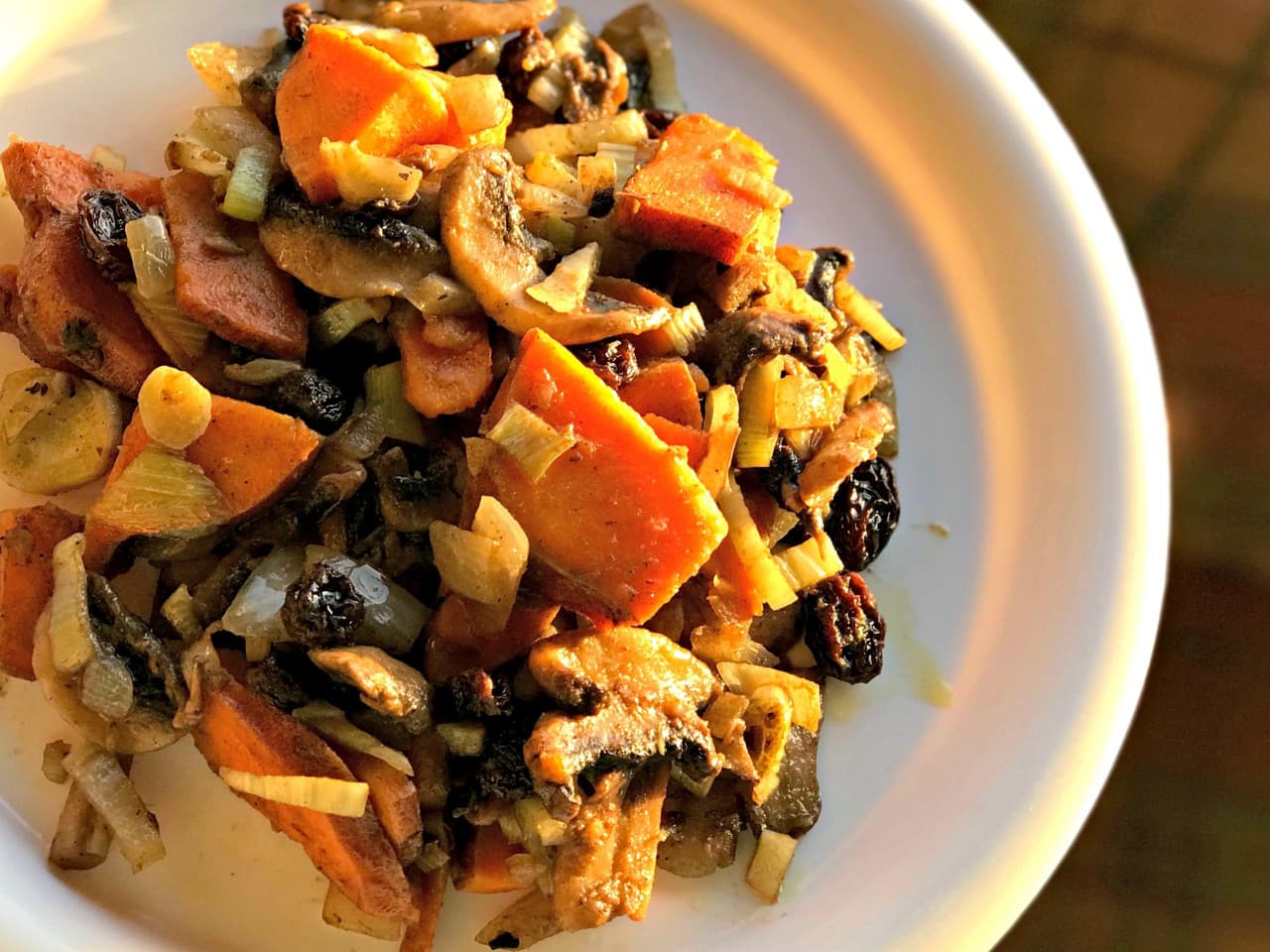 One-pot dish with fennel and mushroom