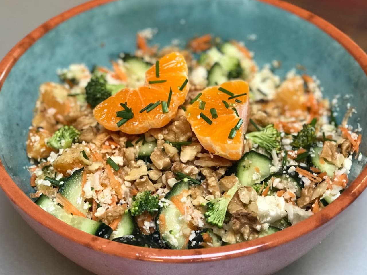 Salade de riz aux carottes et thon