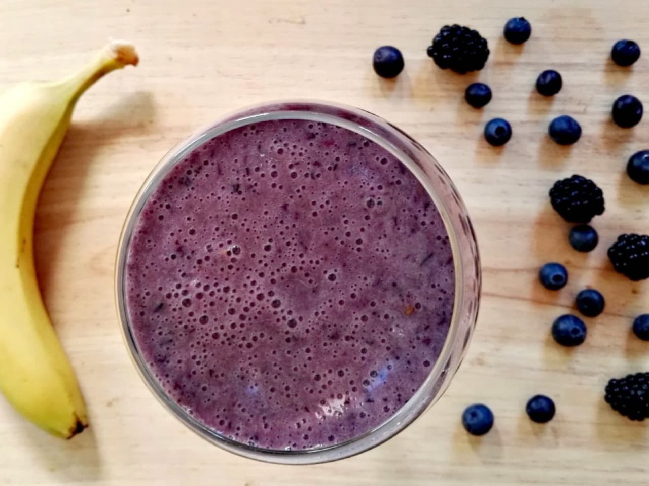 Batido de sueño morado