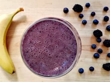 Smoothie de rêve violet