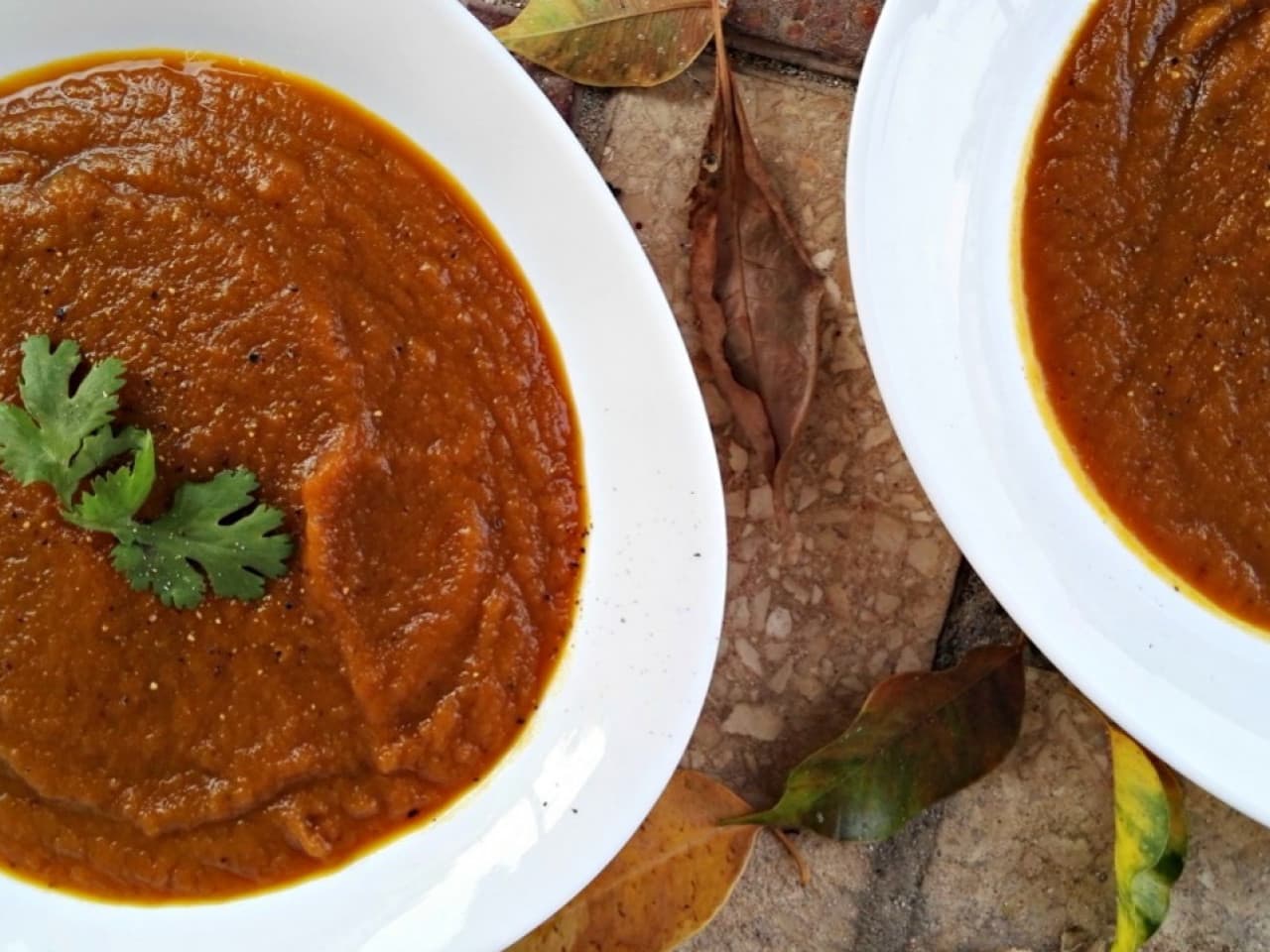 Soupe de carottes d'automne à l'anis étoilé