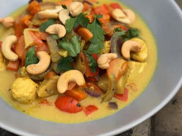 Curry rapide au poulet