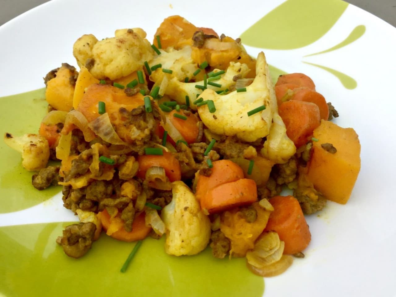 Wok de noix de coco aux légumes