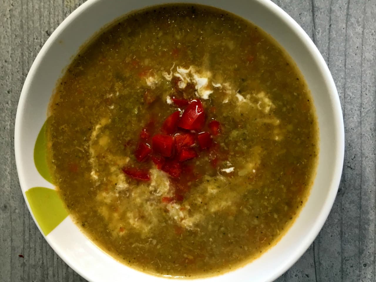 Soupe crémeuse au brocoli