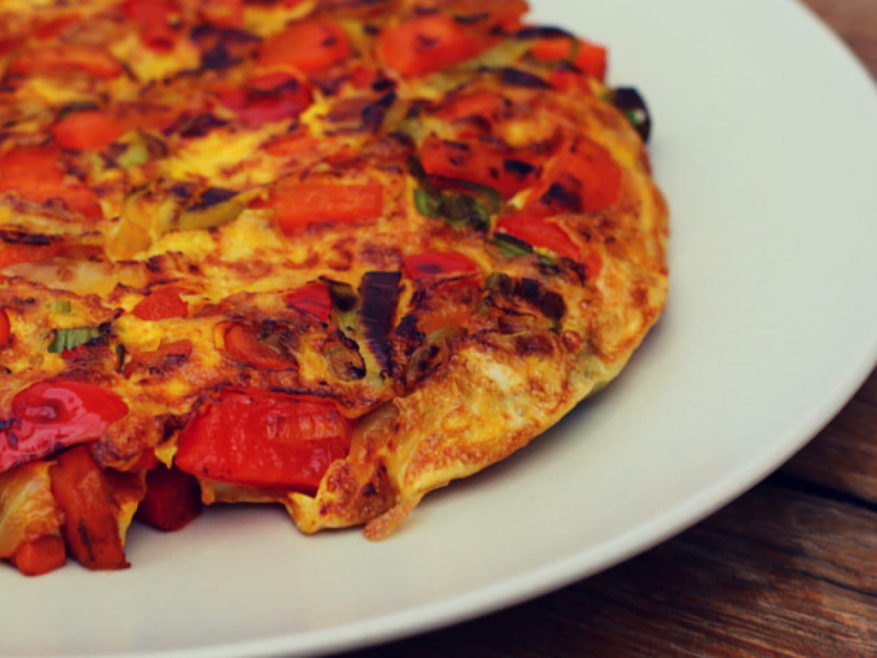 Vegetable omelette