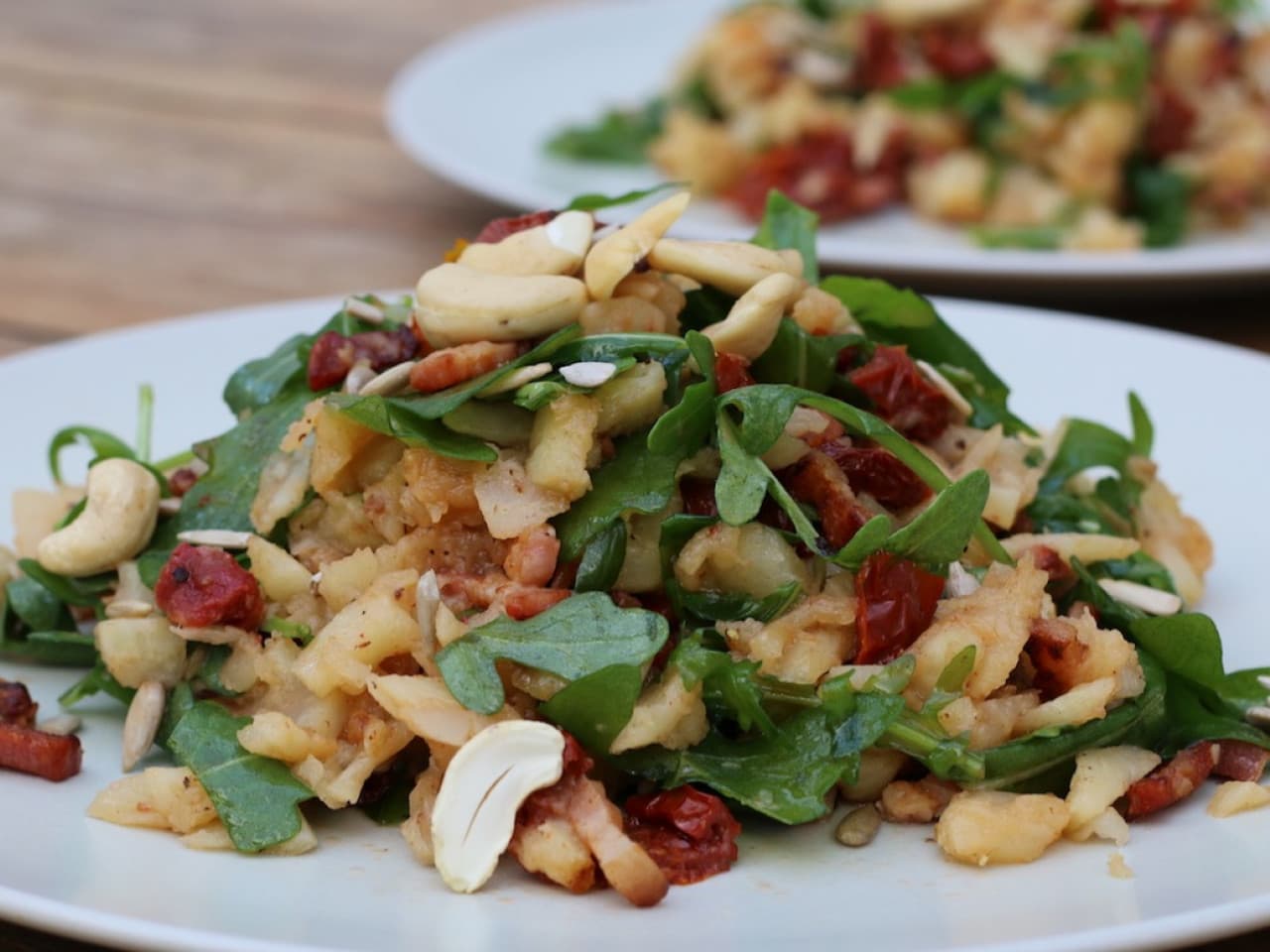 Rucola stamppot met knolselderij