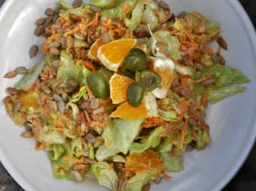 Ensalada española de naranja de Málaga