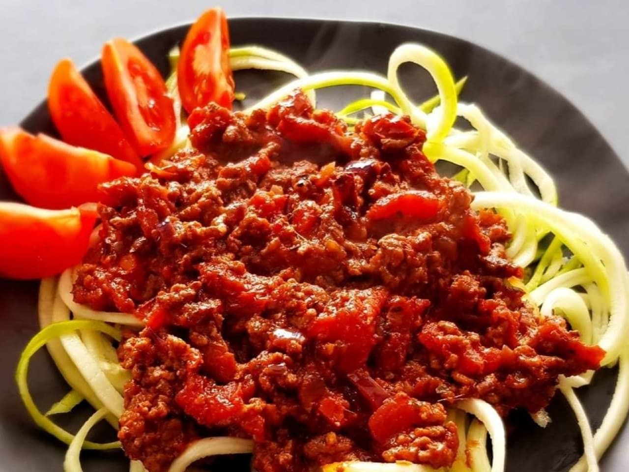 Courgetti bolognaise