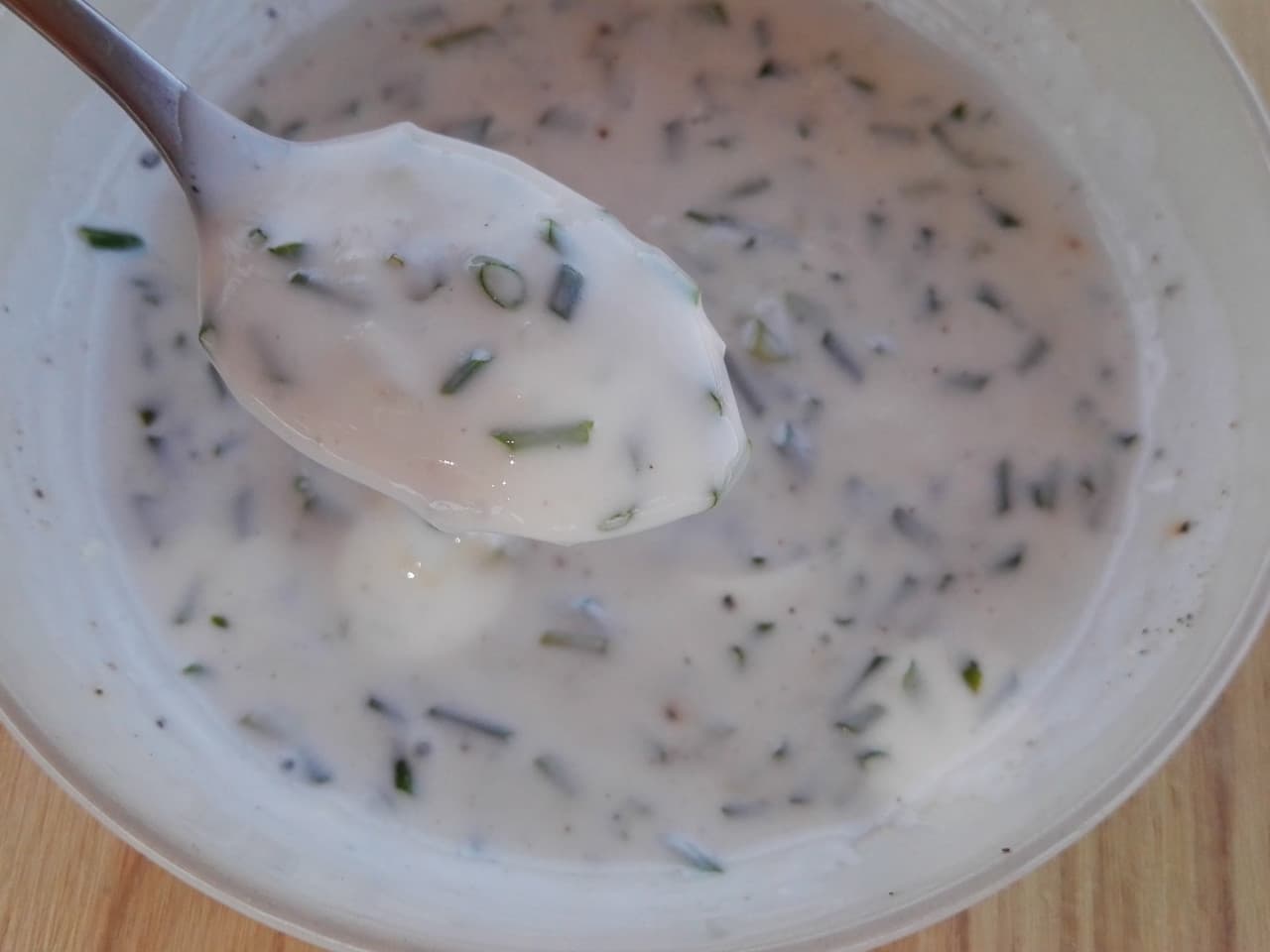 Sauce ciboulette à l'ail