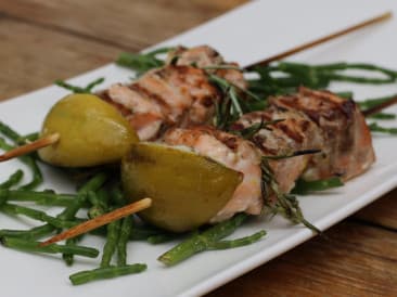 Salmón con romero