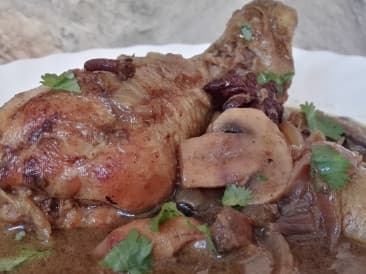 Chicken leg curry with star anise