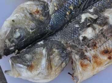 Loup de mer façon Malaga avec vinaigrette au citron