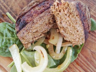 Turmeric cumin BBQ burgers