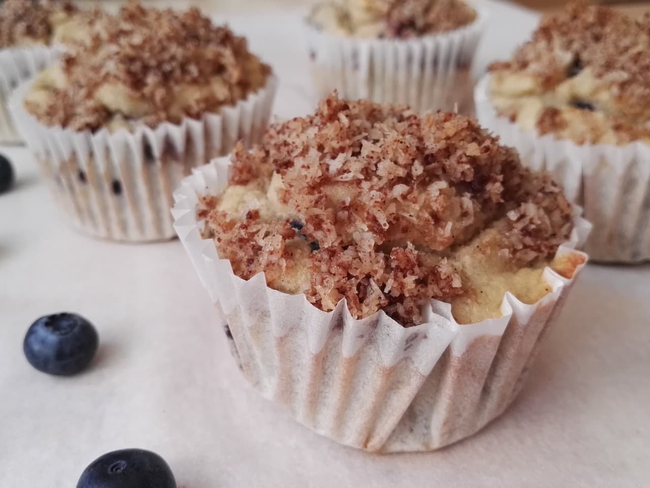 Muffins de arándanos