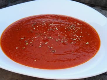 Gerookte Paprika Pompoensoep