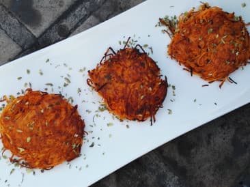 Rösti con camote