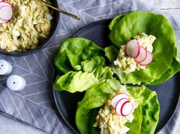 Salade aux œufs d'avocat