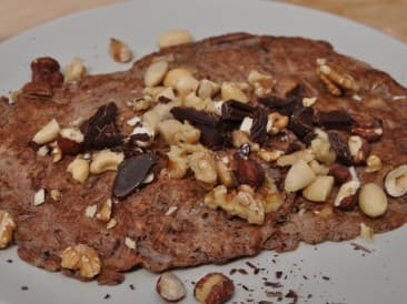 Banana pancake choco & nuts