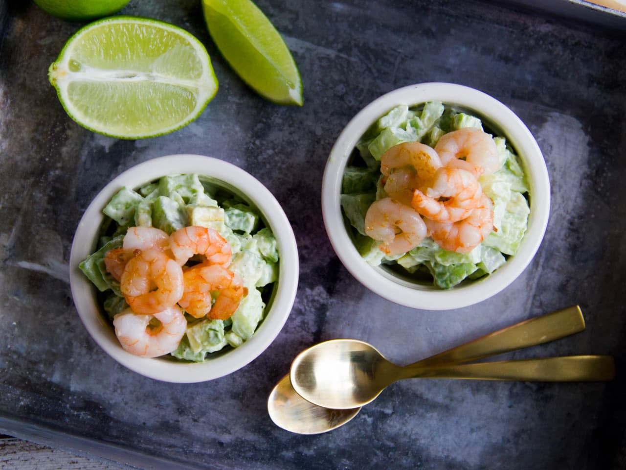 Shrimp and avocado salad