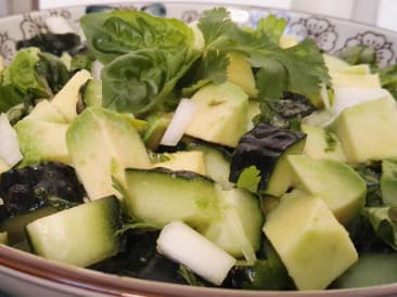 Fresh avocado salad